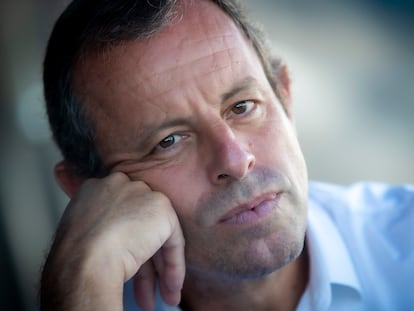 Sandro Rosell, expresidente del Fútbol Club Barcelona.