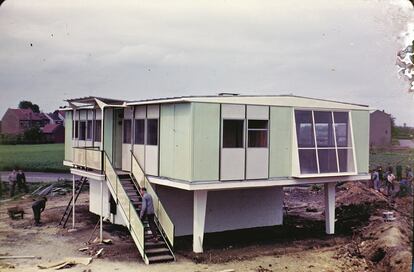 'Maison Métropole' construida en Tourcoing (Francia), hacia 1952.  