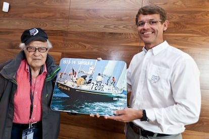 Ramón Carlin, en la sede de Volvo Ocean Race en 2011.