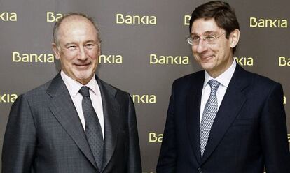 Rato y Goirigolzarri, su sucesor al frente de Bankia,
