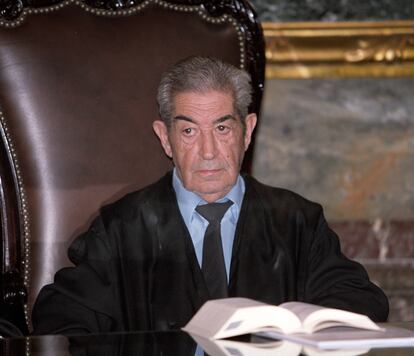 Alfonso Villagómez Rodil, magistrado de la Sala Primera del Tribunal Supremo, en 2003.
