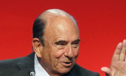 El presidente del Banco Santander, Emilio Bot&iacute;n.