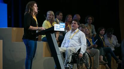 Marta Pascal, aquest divendres durat la seva intervenció al congrés del PDeCAT.