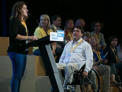 Marta Pascal, aquest divendres durat la seva intervenció al congrés del PDeCAT.