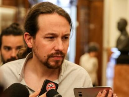 El líder de Podemos busca el respaldo de ERC al acuerdo de Presupuestos pactado con el Gobierno