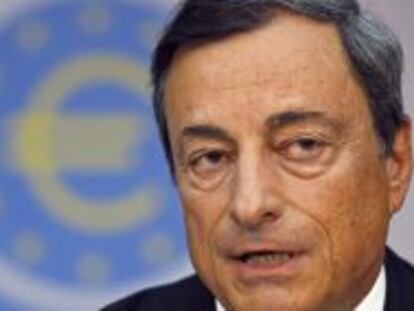 Mario Draghi, presidente de BCE.