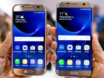 La pantalla activa always-on del Note 7 llega a la gama Samsung Galaxy S7