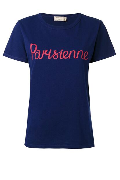 Camiseta 'Parisienne' de Maison Kitsuné (62 euros).