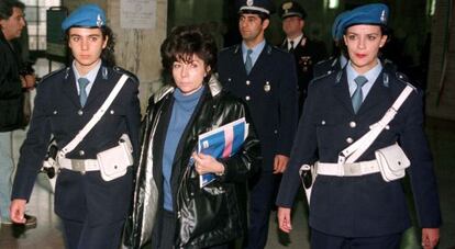 Patrizia cuando fue detenida.