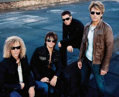 La banda Bon Jovi en una imagen promocional