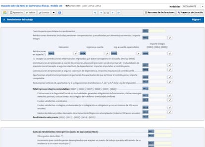 Rentas del trabajo y el ahorro