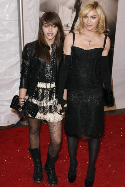 Madonna y su hija Lourdes.