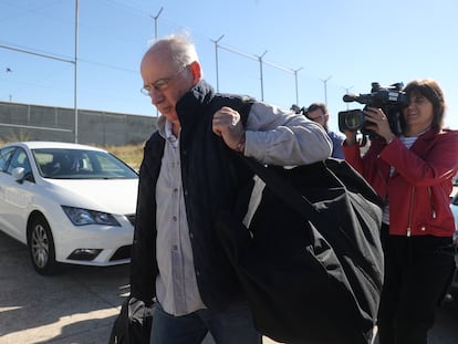 El exvicepresidente del Gobierno Rodrigo Rato a su llegada a la prisión madrileña de Soto del Real en octubre de 2018.