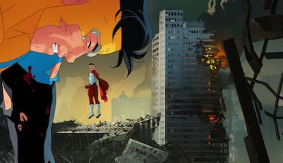 Imagen promocional de la serie 'Invencible'.