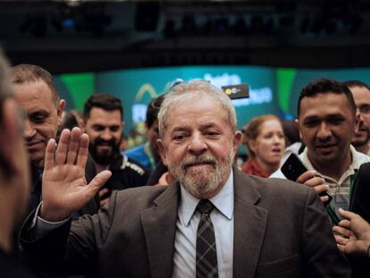 Luiz In&aacute;cio Lula da Silva, a principios de octubre