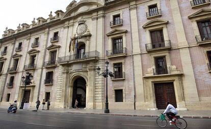 La sede del Tribunal Superior de Justicia de la Comunitat Valenciana.