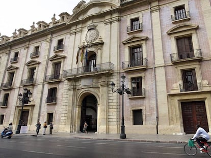 La sede del Tribunal Superior de Justicia de la Comunitat Valenciana. 