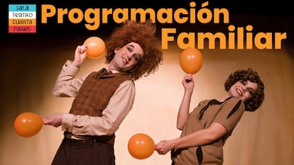 Cartel promocional de la programación familiar de marzo de 2025 de la Sala Cuarta Pared.