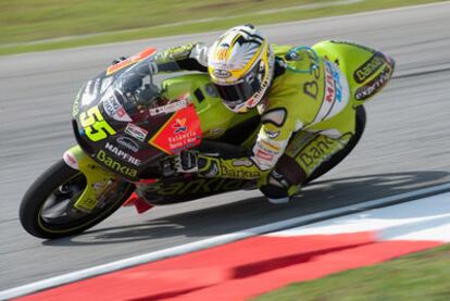 Nico Terol, en Sepang.