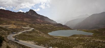 Carretera en los Andes.