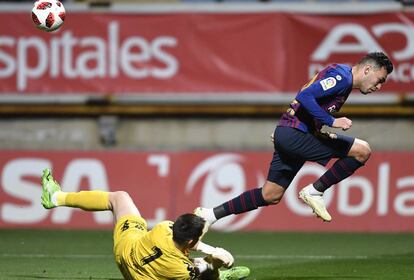 Munir, en el Cultural Leonesa-Barça.