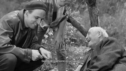 Ingmar Bergman y Victor Sjöström, en una imagen del documental.