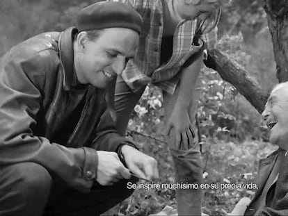 Ingmar Bergman y Victor Sjöström, en una imagen del documental.