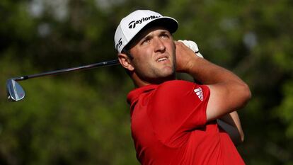 Jon Rahm, durante la final contra Johnson.