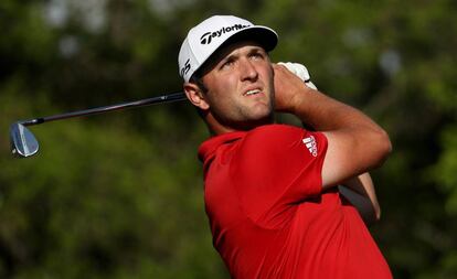 Jon Rahm, durante la final contra Johnson.