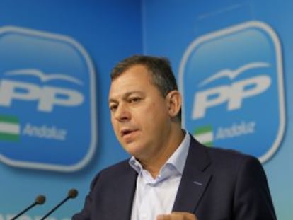 El secretario general del PP-A, Jose Luis Sanz.