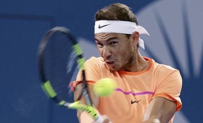 Rafa Nadal, el 6 de enero pasado, en el último torneo de Brisbane.