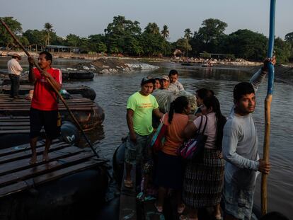 El paso de los migrantes en el sur de México