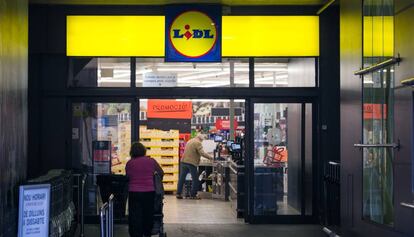 Supermercado Lidl en el que trabajaba el gerente despedido.