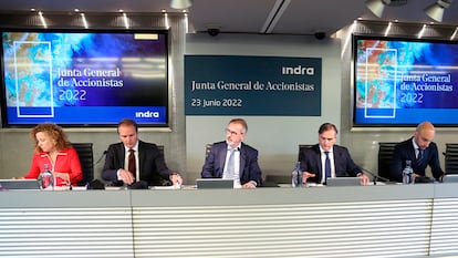 Junta de accionistas de Indra. Imagen cedida por la empresa