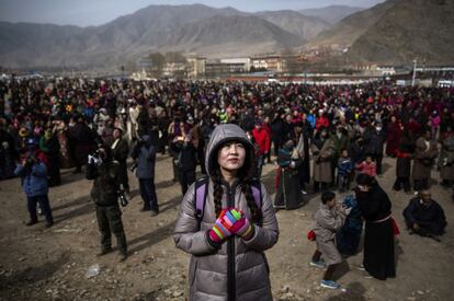 El Monasterio de Labrang es uno de los seis grandes monasterios de la escuela Gelug del budismo tibetano. Es uno de los más grandes fuera de la Región Autónoma del Tíbet.