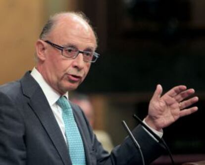 El portavoz de Economía del PP, Cristóbal Montoro.