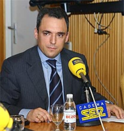 Simancas, durante la entrevista concedida a la Cadena SER.