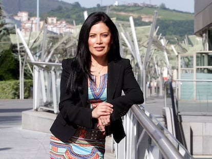 Aline Clavellina, directora de Nuevos Negocios de Bimbo, este martes en Bilbao.