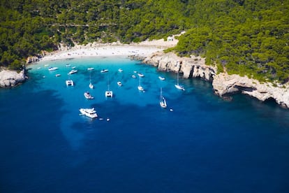 Cala Escorxada, en Menorca.