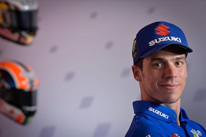 Joan Mir, durante la conferencia de prensa previa al GP de la Comunidad Valenciana.