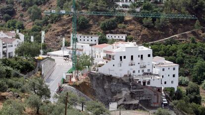 Vista general de Tolox (Málaga).