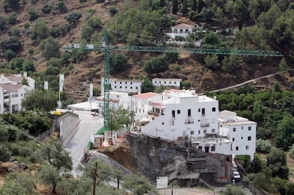 Vista general de Tolox (Málaga).