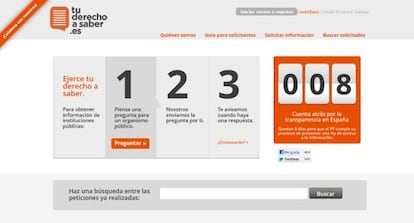 Página principal de tuderechoasaber.es