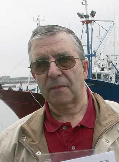 Jaime Tejedor, presidente de los pescadores de Guipúzcoa.