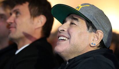 Diego Armando Maradona, en un evento el pasado enero en Florencia.