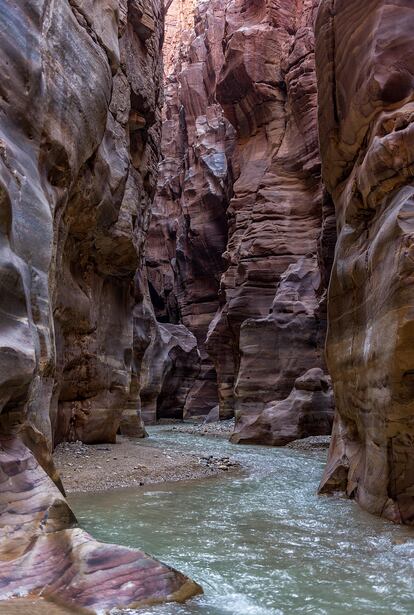 La reserva de la biosfera de Wadi Mujib.