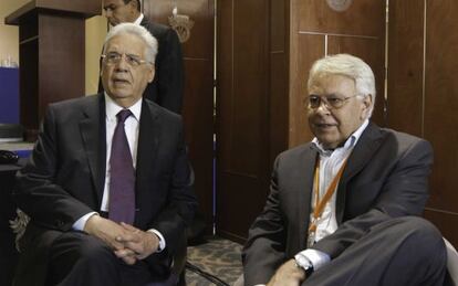Felipe González y Fernando Henrique Cardoso.