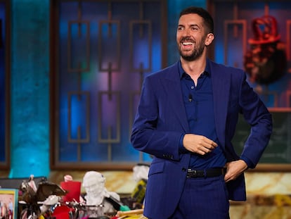 David Broncano en 'La revuelta', durante su respuesta a Melody.