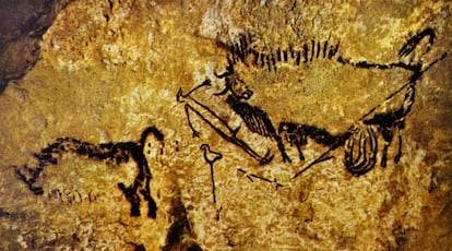 The Well Scene in the Lascaux cave
