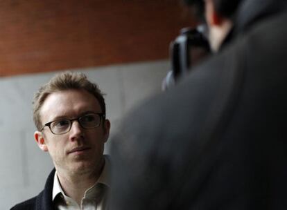 El director británico Daniel Harding, ayer en el Auditorio Nacional de Madrid.